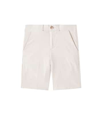 Calvin striped cotton-blend shorts | Bonpoint