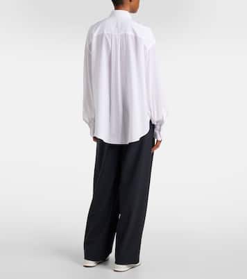 Hemd Monili aus Seidensatin | Brunello Cucinelli