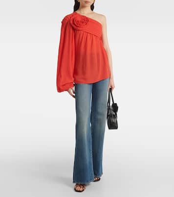 Top monospalla con applicazione | Farm Rio