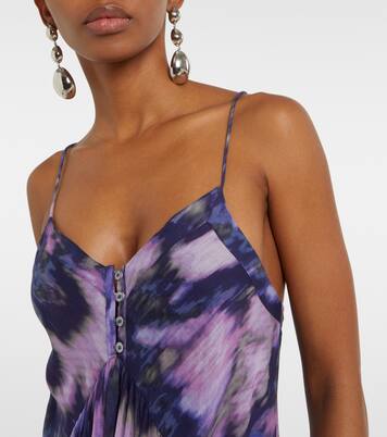 Robe longue Sabba imprimée en coton | Marant Etoile