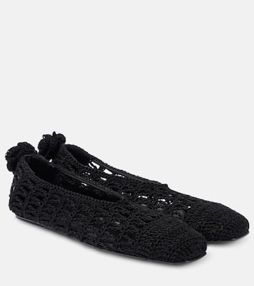 Crochet ballet flats  | Magda Butrym