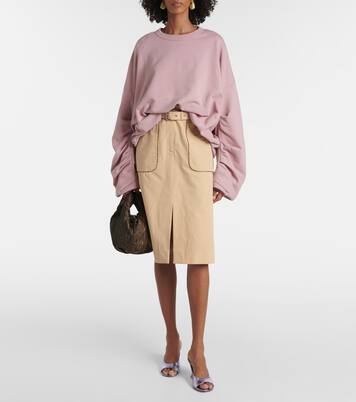 Metallic leather wedge mules | Dries Van Noten