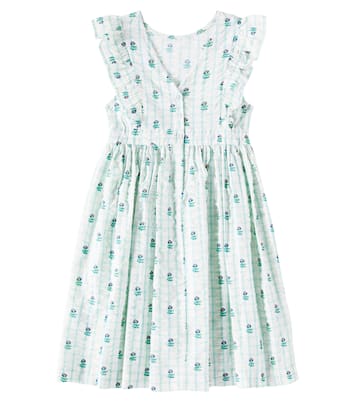 Nina ruffled floral cotton dress | C'era Una Volta