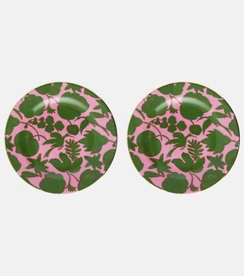 Wildbird set of 2 dessert plates | La DoubleJ