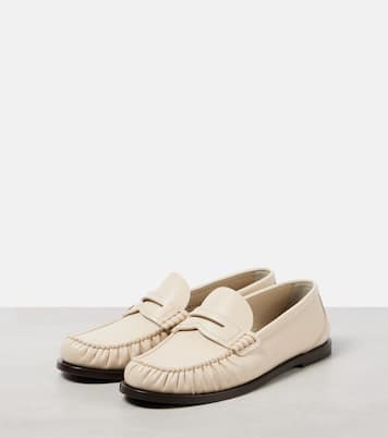 Laurent leather penny loafers | Saint Laurent