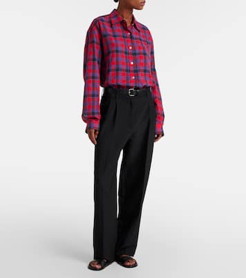 Weite Hose Lilas aus einem Wollgemisch | The Row