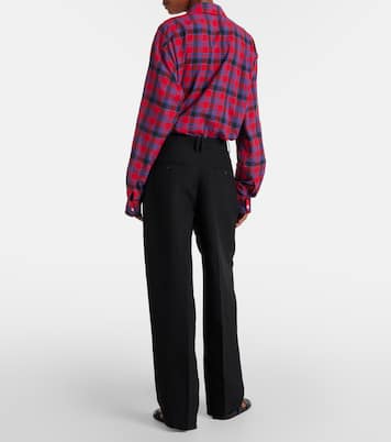 Weite Hose Lilas aus einem Wollgemisch | The Row