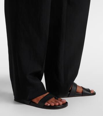 Weite Hose Lilas aus einem Wollgemisch | The Row