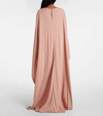 Embellished caped maxi dress | Stella McCartney