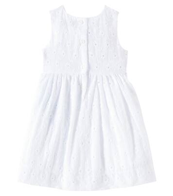 Baby - Abito in cotone con fiocco | Monnalisa