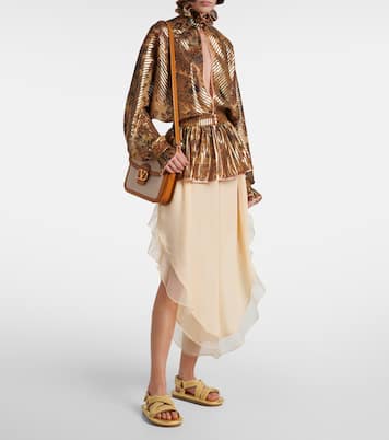 Lake Powell crochet-trimmed sandals | Valentino Garavani