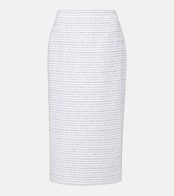 Gonna midi in tweed con paillettes | Alessandra Rich