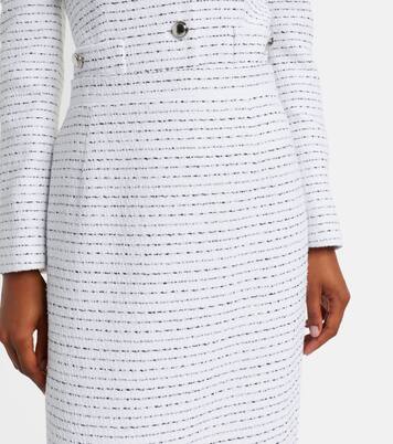 Gonna midi in tweed con paillettes | Alessandra Rich