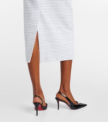 Gonna midi in tweed con paillettes | Alessandra Rich