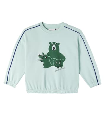 Printed cotton jersey sweatshirt | Mini Rodini
