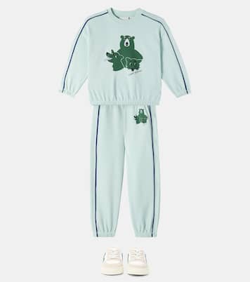 Printed cotton jersey sweatshirt | Mini Rodini