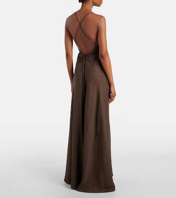 Open-back maxi dress | Brunello Cucinelli