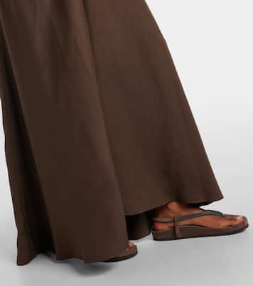 Open-back maxi dress | Brunello Cucinelli