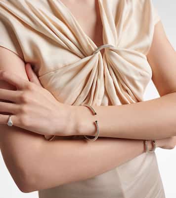 Bracciale Cable Flex in argento sterling e oro 14kt con onici | David Yurman