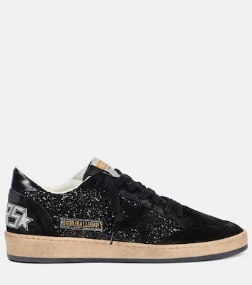 Ball Star suede-trimmed sneakers | Golden Goose