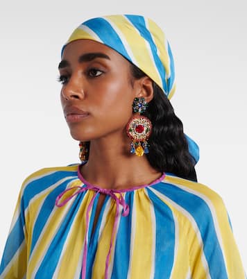 Bedrucktes Tuch Taormina aus Seiden-Twill | Dolce&Gabbana