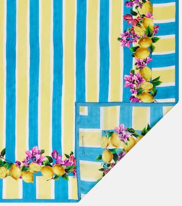 Bedrucktes Tuch Taormina aus Seiden-Twill | Dolce&Gabbana