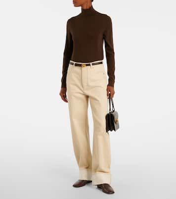 Tasmanian virgin wool turtleneck sweater | Loro Piana