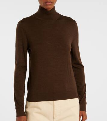 Tasmanian virgin wool turtleneck sweater | Loro Piana