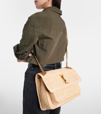 Sac Niki Medium en raphia | Saint Laurent