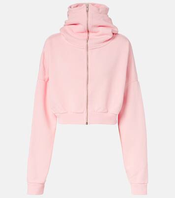 Cropped cotton jersey sweatshirt  | Entire Studios