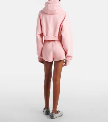 Cropped cotton jersey sweatshirt  | Entire Studios