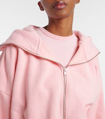 Cropped cotton jersey sweatshirt  | Entire Studios