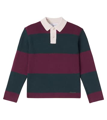 Jenson striped wool polo sweater | Bonpoint