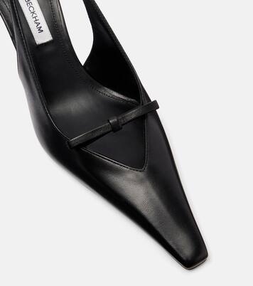 Salones destalonados 75 de piel | Victoria Beckham