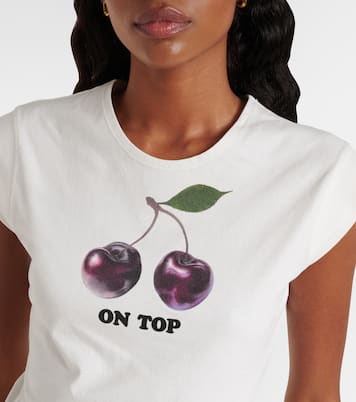 Bedrucktes T-Shirt aus Baumwoll-Jersey | Stella McCartney