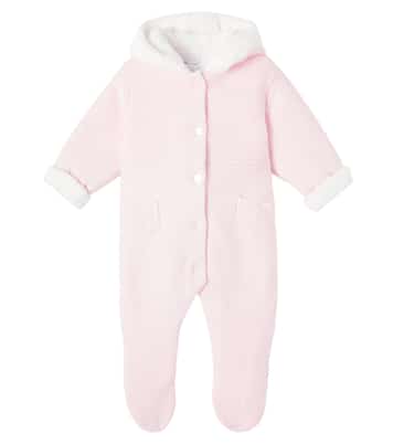 Baby knitted cotton, wool, and cashmere onesie | Tartine et Chocolat