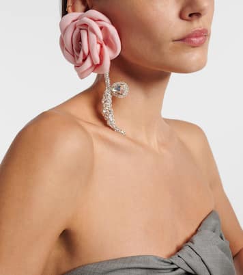 Einzelner Ohrring mit Kristallen | Magda Butrym