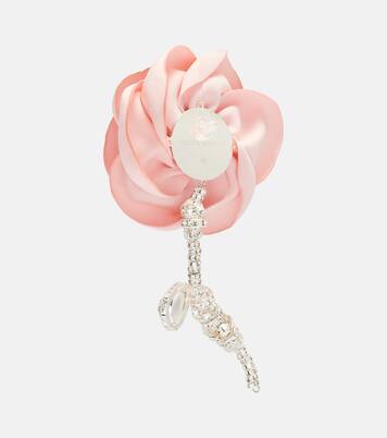 Einzelner Ohrring mit Kristallen | Magda Butrym