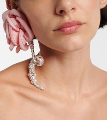 Einzelner Ohrring mit Kristallen | Magda Butrym