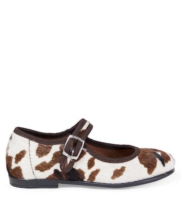 Ballerines Mary Jane en cuir façon poulain | PèPè