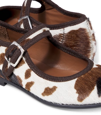 Ballerines Mary Jane en cuir façon poulain | PèPè