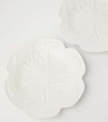 Set Cabbage aus vier Speisetellern | Bordallo Pinheiro