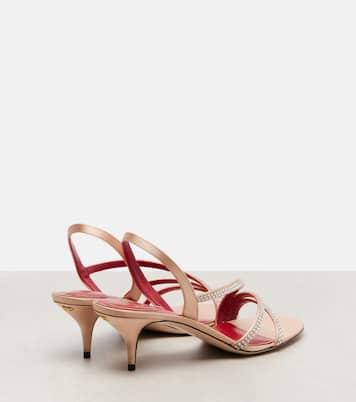 Sandalen Dans Le Foyer 55 aus Satin | Valentino Garavani