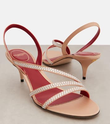 Sandalen Dans Le Foyer 55 aus Satin | Valentino Garavani