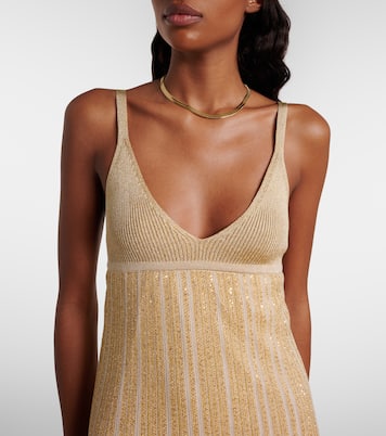 Sequined lamé maxi dress | Missoni