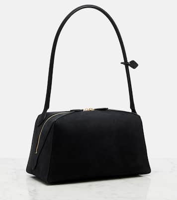Sac Le Bouledogue Medium en daim | Alaïa