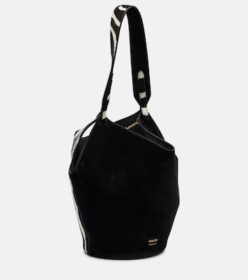 Sac Lotus Mini en cuir façon poulain et daim | Khaite