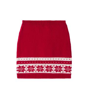 Fair Isle wool skirt | Gucci Kids