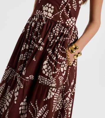 Robe longue Milena imprimée | Poupette St Barth