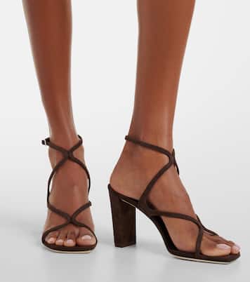 Sandalen Azie aus Veloursleder | Jimmy Choo